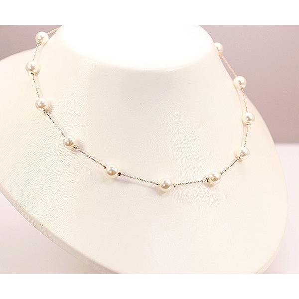 n312e【淡水真珠✧】華パールネックレス　結婚式　パーティー　成人式　二次会 真珠 ネックレス パールネックレス パーティー 淡水パール真珠