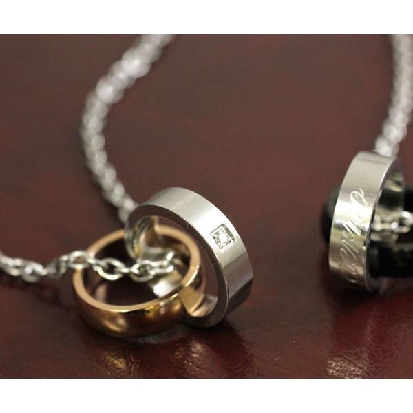 ペアネックレス プレゼント カップル ネックレス 金属アレルギー ステンレス ステンレスネックレス ペア 彼氏 彼女 お揃い 記念日 リング バースデー おしゃれ Ss 3015set 1 アクセサリーショップバルザス 通販 Yahoo ショッピング