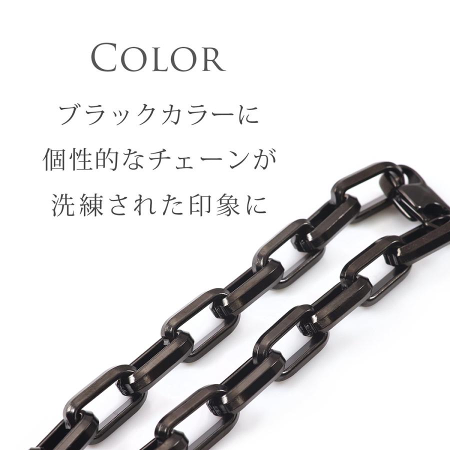 メンズ ブレスレット チェーン ブラック 男性 プレゼント 金属 メンズ ブレスレット チェーン ブラック 男性 プレゼント 金属