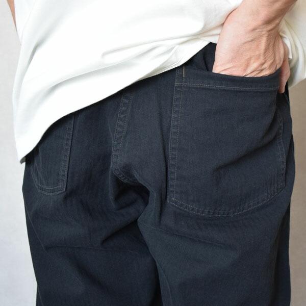 メンズ Orslow オアスロウ SUMMER FATIGUE PANTS BLACK サマー