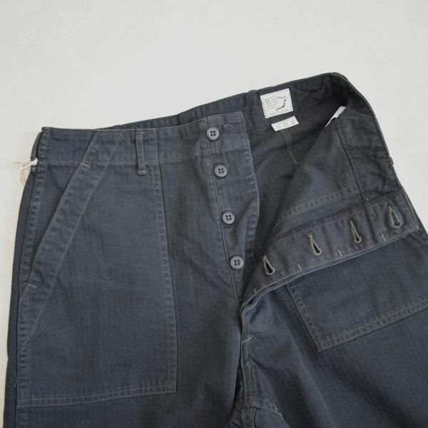 メンズ Orslow オアスロウ SUMMER FATIGUE PANTS BLACK サマー