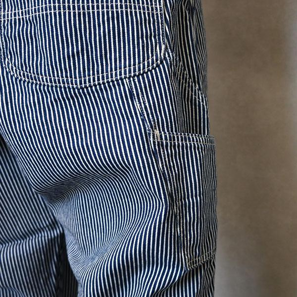 メンズ Orslow オアスロウ WIDE FIT 30'S HICKORY PAINTER PANTS