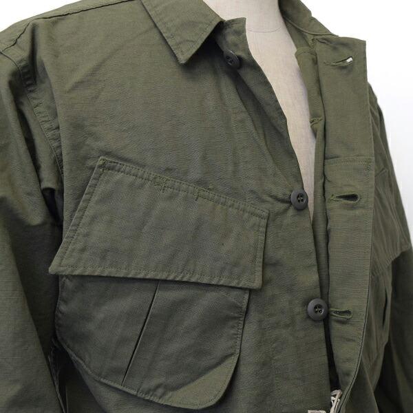 メンズ　Orslow オアスロウ US ARMY TROPICAL JACKET ORIGINAL  リップストップ　ミリタリージャケット　ジャケット　ミリタリー　01-6010-76の画像