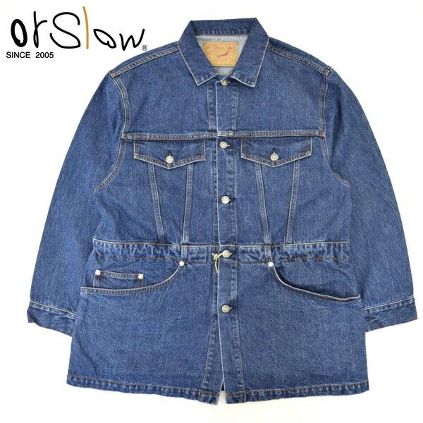メンズ　Orslow オアスロウ  デニムジャケット　カバーオール　ジャケット　01-6038-86の画像