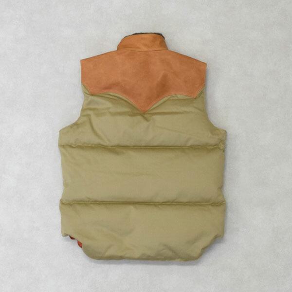 ウエアハウス ROCKY MOUNTAIN x WAREHOUSE ホースレザーヨークウエストポイントクリスティーダウンベスト WEST POINT CHRISTY DOWN VEST Lot.2238 290-252-54の画像