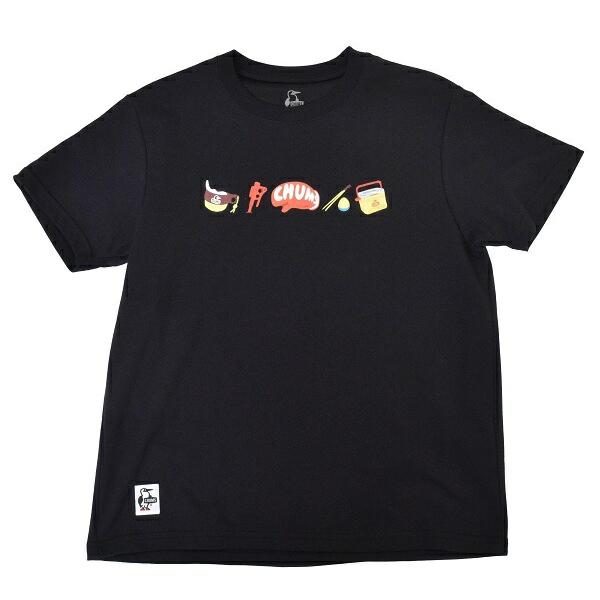 メンズ　CHUMS　チャムス　Camp Gear Popin Art T-shirt　半袖　プリント　Tシャツ　　CH01-2194｜bas-2nd｜02