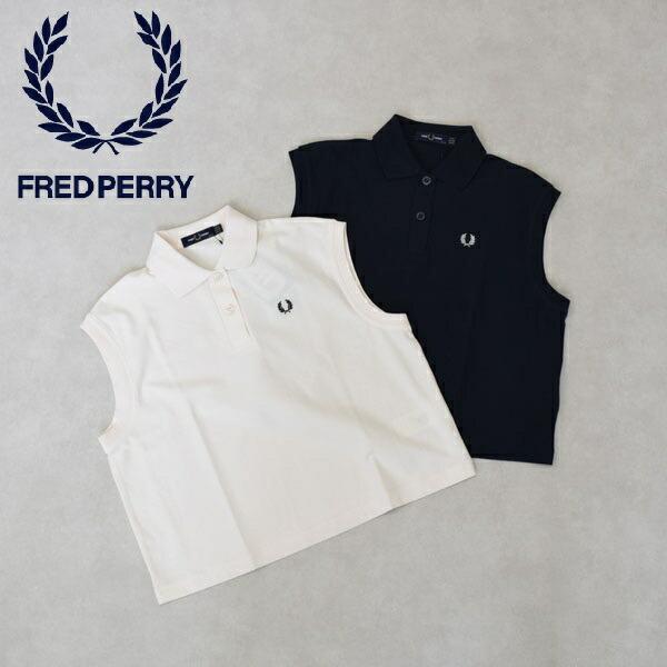 レディース Fred Perry フレッドペリー Sleeveless Pique Shirt