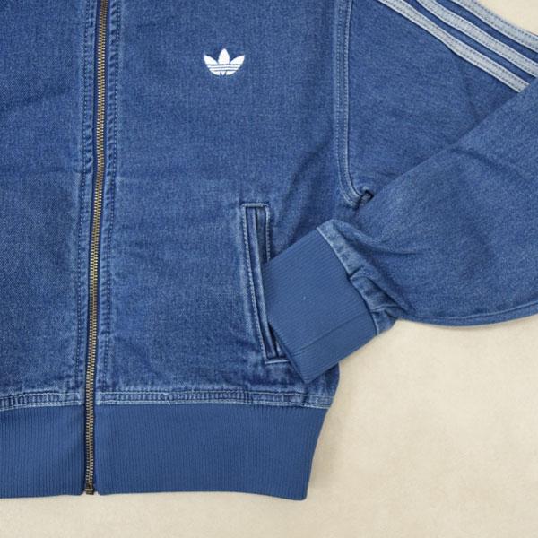【新品未使用】 デニムジャケットJD2570　Mサイズ レディース adidas アディダス オリジナルス アディカラー デニム