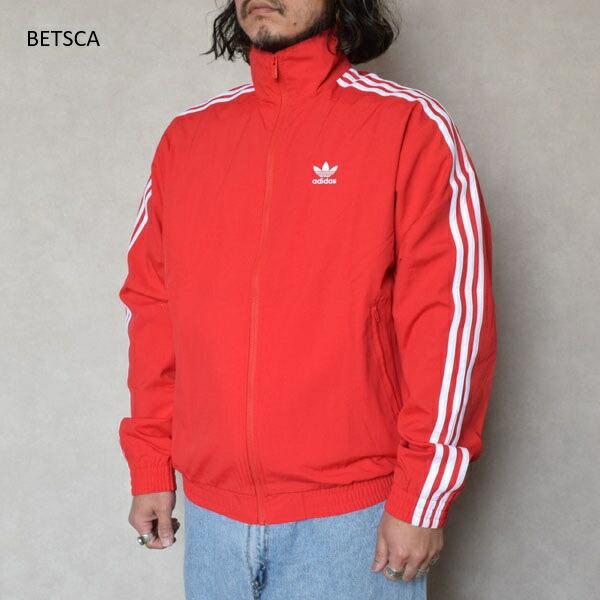 アディダス オリジナル トラックジャケット adidas Originals 赤 adidasアディダス オリジナルス アディカラー ウーブン ファイヤー