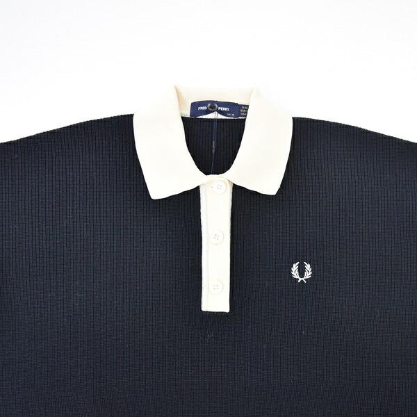 フレッドペリー ニットポロシャツ レディース Fred Perry フレッドペリー Knitted Shirt ニットポロ