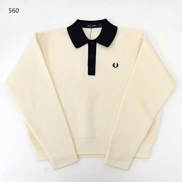 レディース Fred Perry フレッドペリー Knitted Shirt ニットポロ