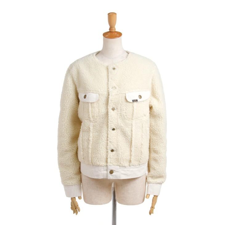 Lee リー レディース ノーカラージャケット ボアストームライダー No Collar Boa Storm Rider Lt1032 19fwlt 021 96 Lt1032 Bas Clothing 通販 Yahoo ショッピング