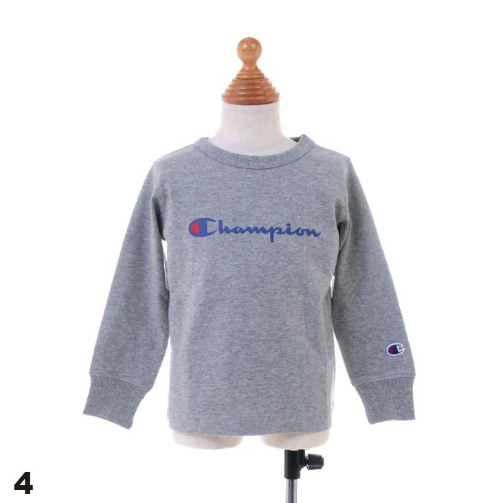 Champion チャンピオン キッズ ロゴプリント ロングスリーブ Tシャツ　CS4991｜bas-clothing｜09