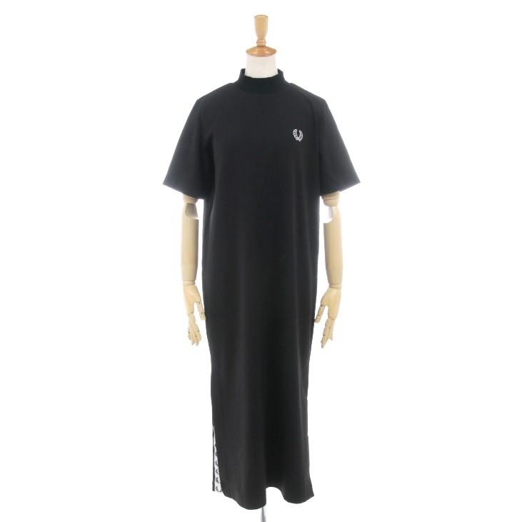 Fred Perry フレッドペリー レディース モックネック マキシ丈ワンピース ドレス Mock Neck Dress F84 19sslt 291 66 F84 Bas Clothing 通販 Yahoo ショッピング