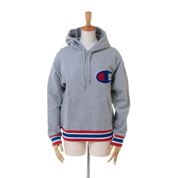 Champion チャンピオン レディース対応 メンズ プルオーバースウェットパーカー　C3-K106｜bas-clothing