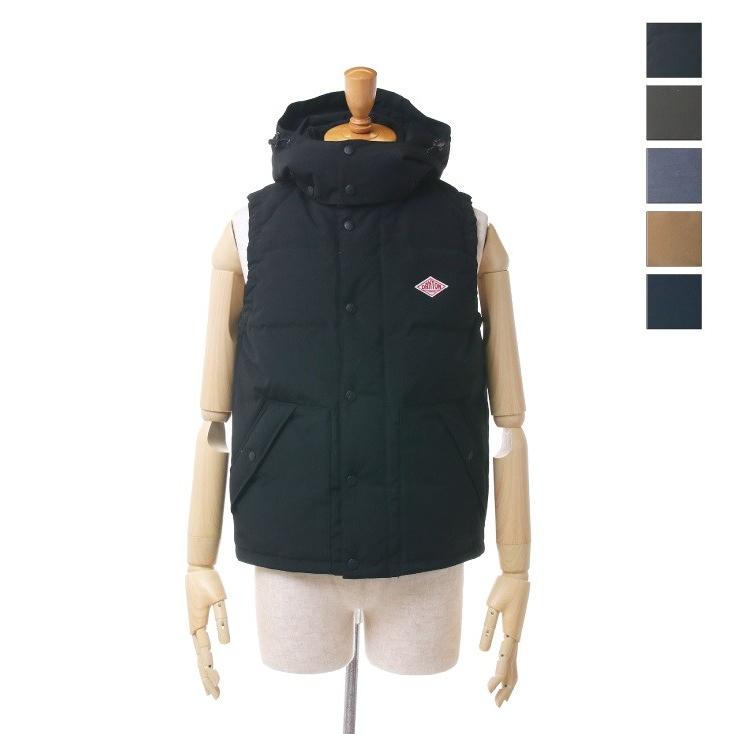 Danton ダントン メンズ フード付き ダウンベスト Jd 12las 日本正規代理店商品 18fwmt 261 48 Dtjd12las Bas Clothing 通販 Yahoo ショッピング