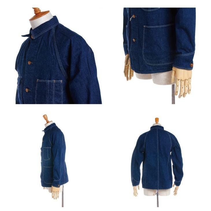 Orslow オアスロウ メンズ 1950 デニム カバーオール ジャケット 03-6140|bas-clothing|02