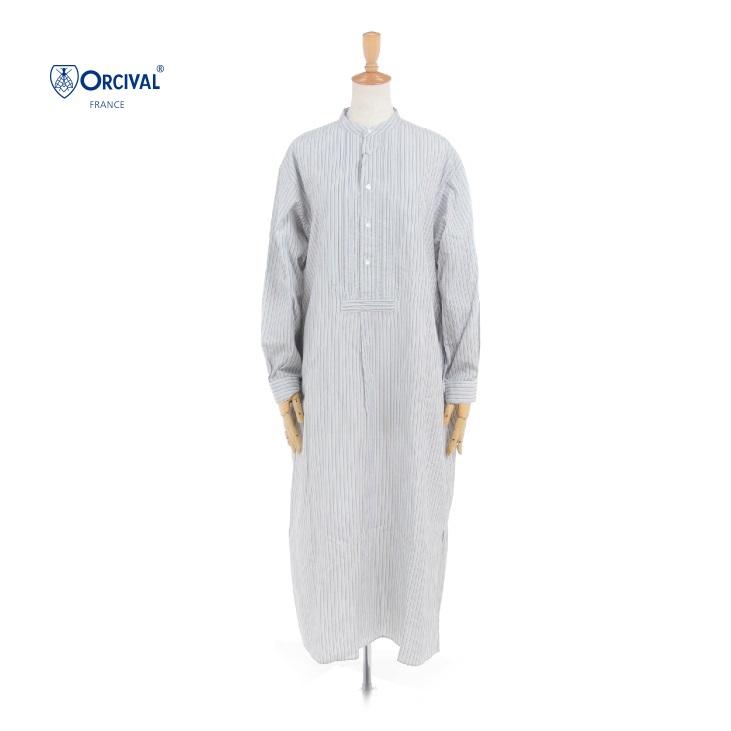 Orcival オーチバル オーシバル レディース ピンタックプルオーバードレス シャツワンピース White Blue Rc 3777vqc fwlt 261 86 Ovrc3777vqc Bas Clothing 通販 Yahoo ショッピング
