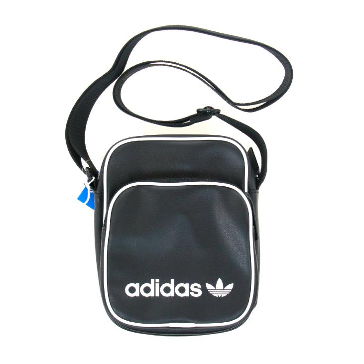 adidas アディダス オリジナルス ショルダーバッグ ショルダーポーチ ビンテージ ヴィンテージミニバッグ VINT MINI BAG DH1006 :20ssgd-511-116-addh1006:BAS-CLOTHING 通販 90s adidas アディダス ショルダーバッグ 蛍光色 ブラック