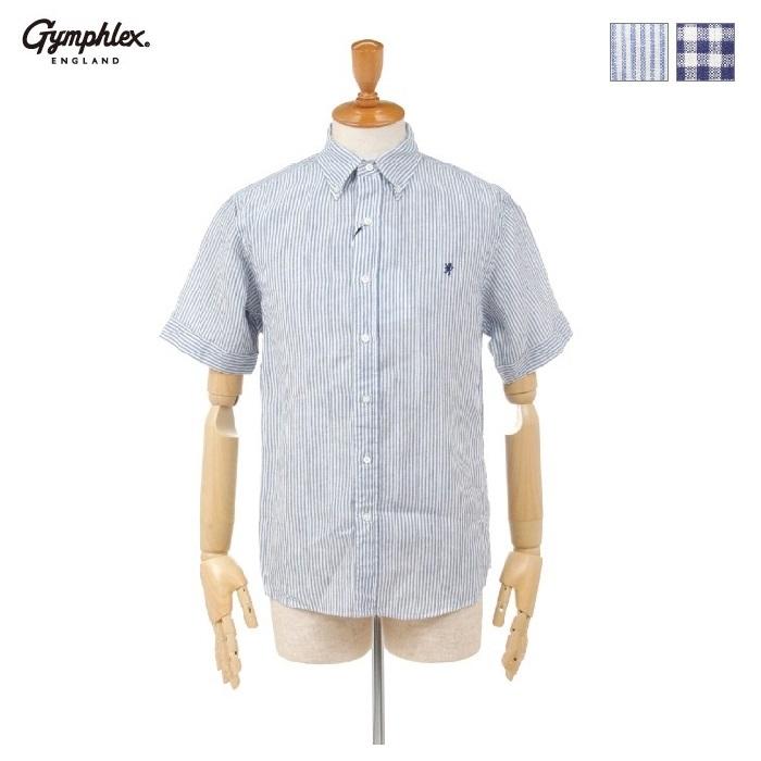 30 Off Gymphlex ジムフレックス メンズ リネン ストライプ 半袖 ボタンダウンシャツ J 1421lnp 20ssmt 261 18 Gpj1421lnp Bas Clothing 通販 Yahoo ショッピング