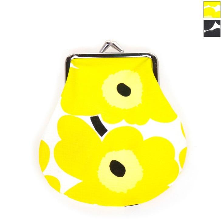 marimekko マリメッコ ミニウニッコ 小さなケシの花 花柄 がま口ポーチ 小銭入れ コインケース Mini Unikko Pieni Kukkaro　5263131534｜bas-clothing