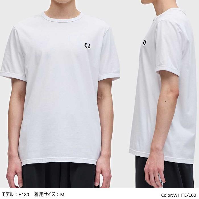 フレッドペリー FRED PERRY メンズ RINGER T-SHIRT リンガーTシャツ 半袖 M3519｜bas-clothing｜02