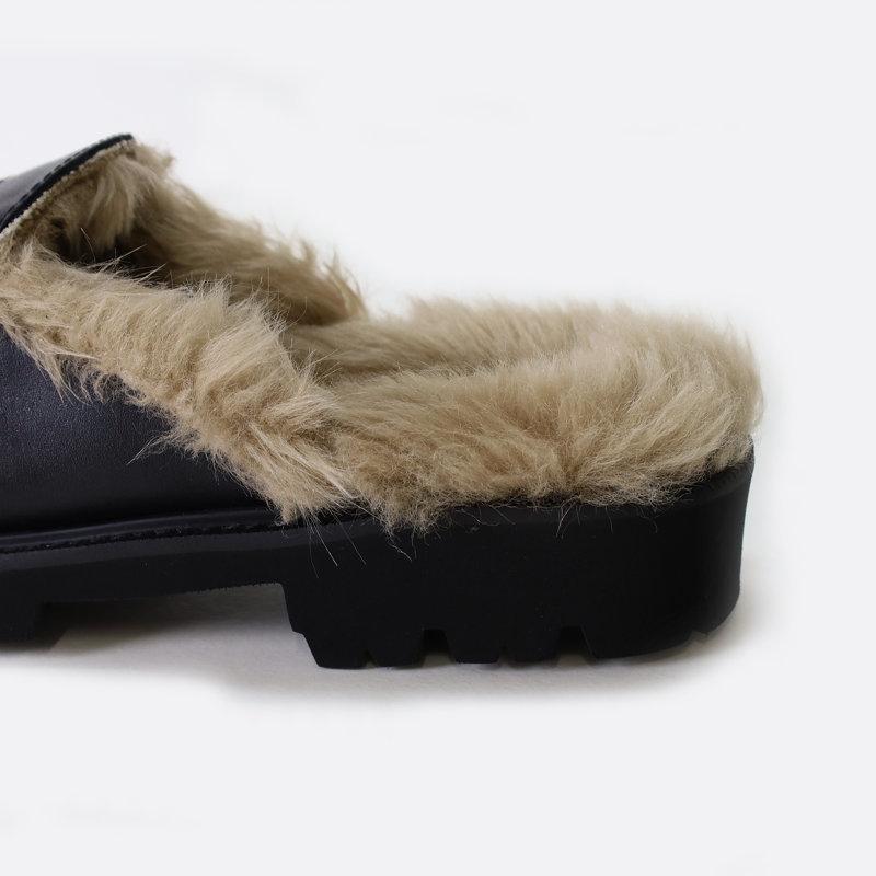 カミナンド CAMINANDO/ローファー ミュール/シャーリング ラインド