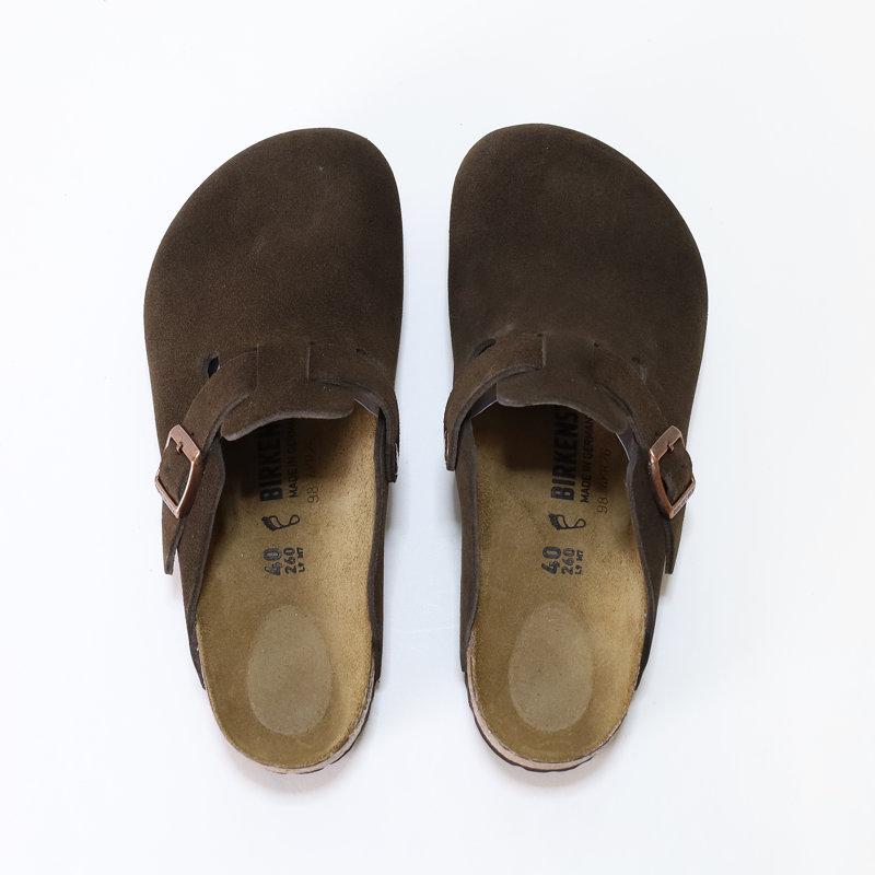 【美品】Birkenstock Boston スエードレザーサンダル35 ビルケンシュトック BIRKENSTOCK/サンダル/ボストン Boston