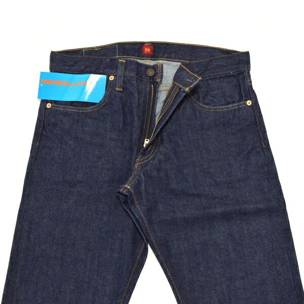 【期間限定ポイント】メンズ/ RESOLUTE【リゾルト】71294 505model Zipperfry JEANS ONE WASH