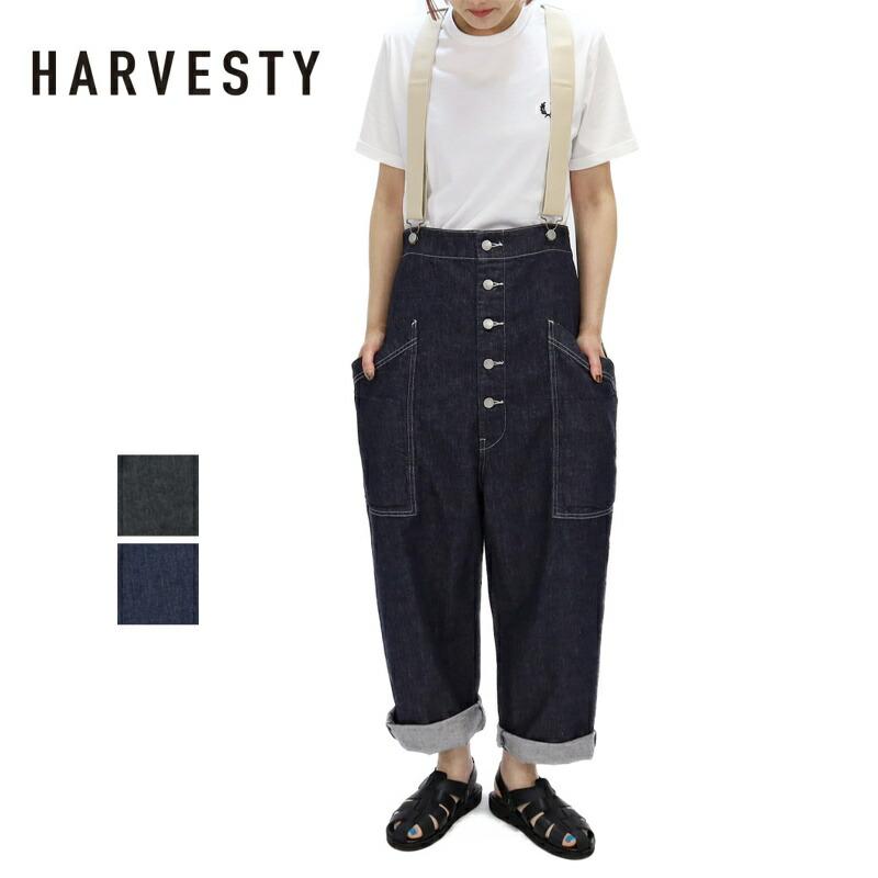 期間限定ポイント】ハーベスティ HARVESTY/パンツ/デニム サスペンダー