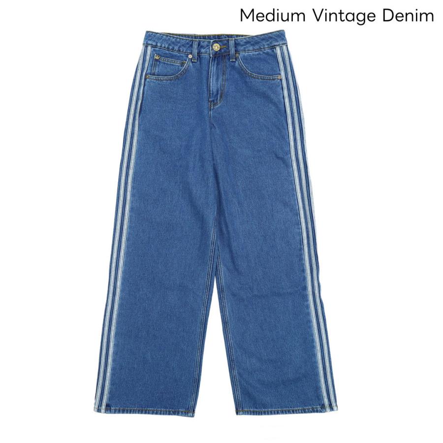 【新品タグ付】アディダス デニム トラックパンツ Mサイズ アディカラー adidas ADICOLOR LOOSE TRACKPANTS DENIM STONE インディゴデニム