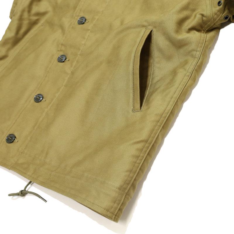 バズリクソンズ BUZZ RICKSONS/デッキジャケット/Type N-1 Khaki “NAVY DEPARTMENT DEMOTEX-ED” /BR15345/メンズ【正規取扱】の画像
