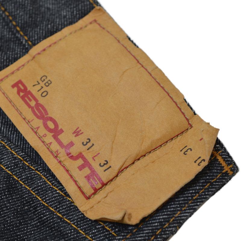 【美品】　リゾルト　710 33インチ RESOLUTE(リゾルト) 710デニムパンツ インディゴ サイズ 33