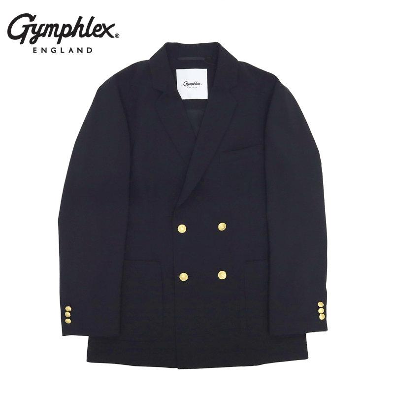 Gymphlex　ジムフレックス　ダブルブレストジャケット　ダブル　紺ブレ ジムフレックス Gymphlex/ブレザー/ダブル ブレスト ジャケット/GY