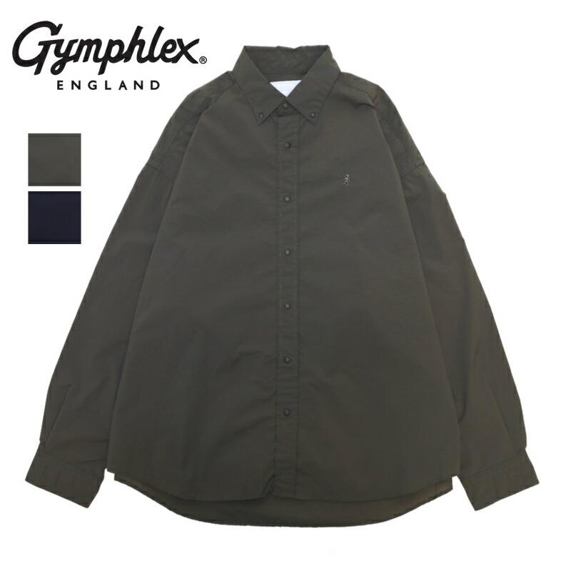 ジムフレックス Gymphlex/シャツ/ナイロン ボタンダウンシャツ