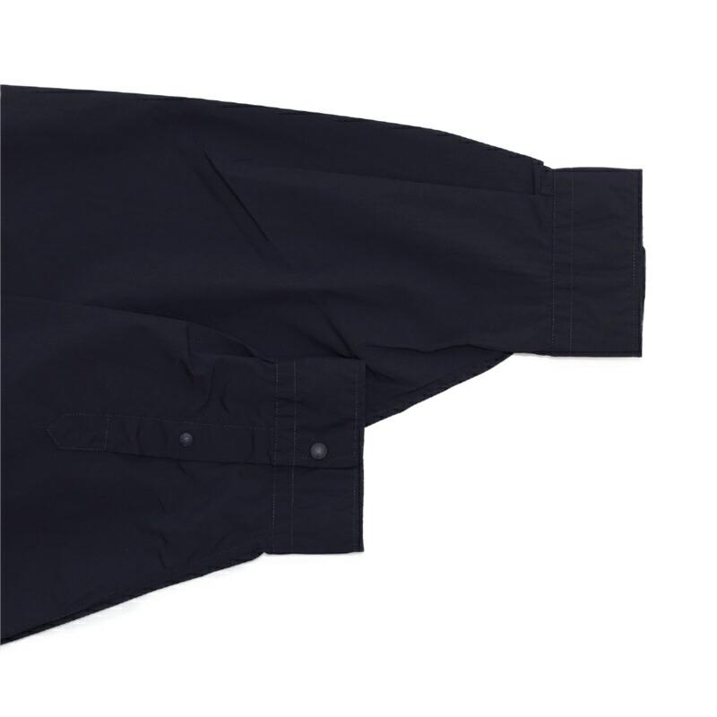 ジムフレックス Gymphlex ナイロン ボタンダウンシャツ　ネイビー ジムフレックス Gymphlex/シャツ/ナイロン ボタンダウンシャツ