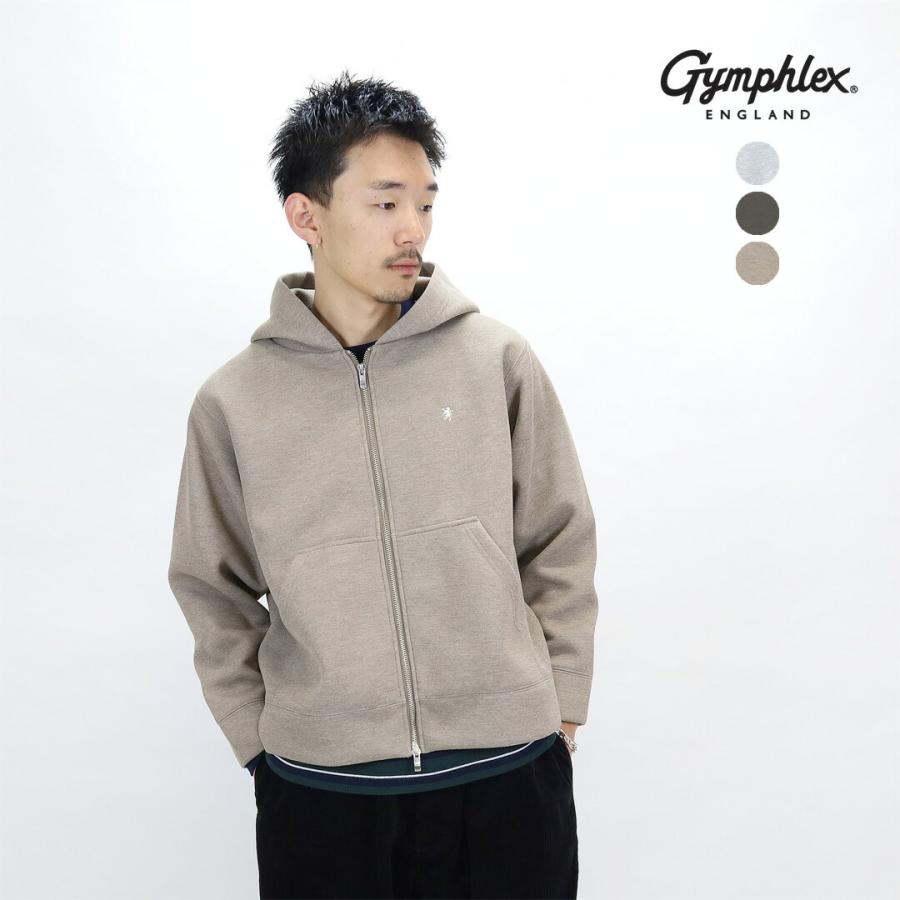 ジムフレックス Gymphlex/パーカー/ダンボールニット ジップフード