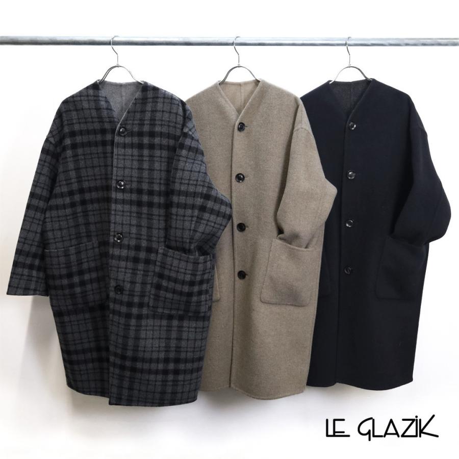 20%OFF】ル グラジック Le glazik/コート/ウールリバー リバーシブル