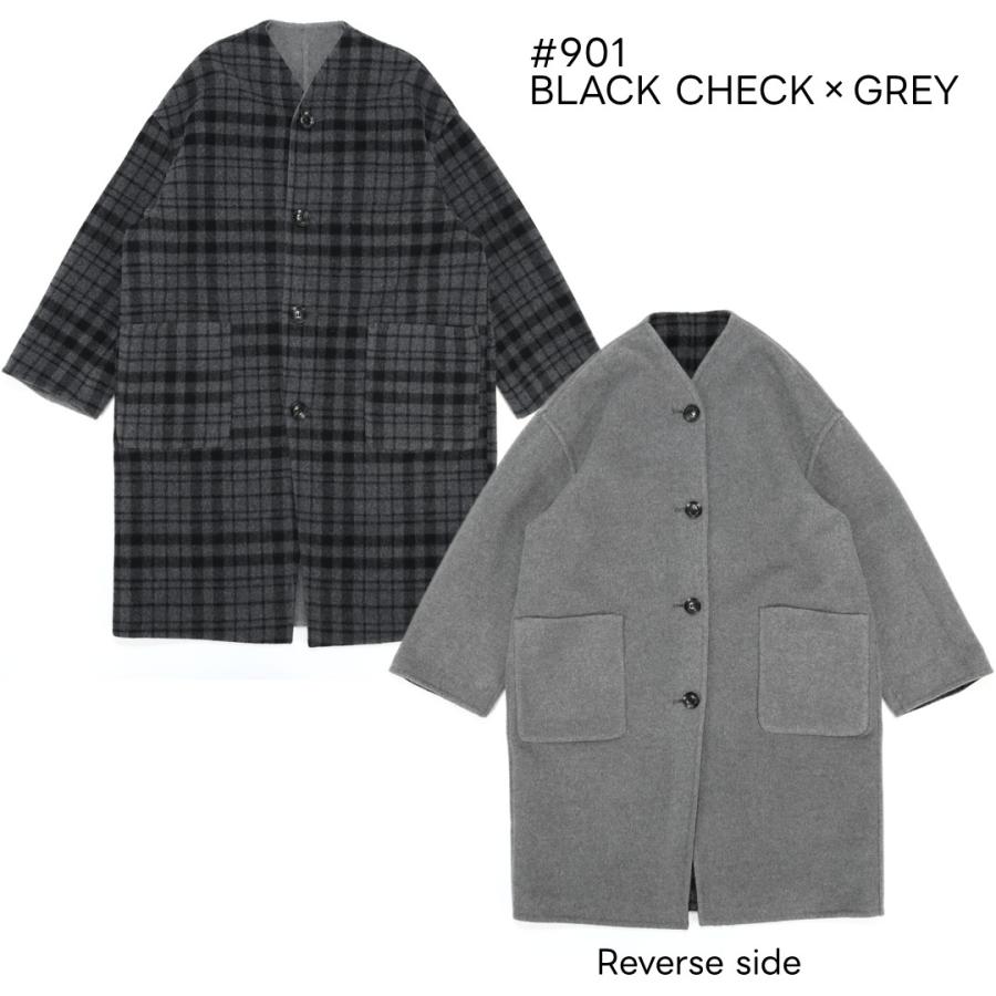 ビショップ　ルグラジック　ウールリバーリバーシブルコート Bshop｜LE GLAZIK | ウールリバー リバーシブルコート WOMEN | Rakuten