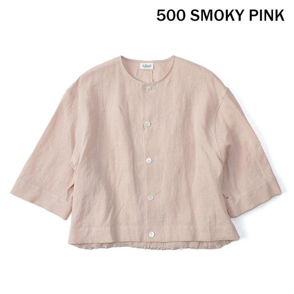 ルグラジック リネン カラーレスジャケット ピンク - 通販 - olgapuri.org