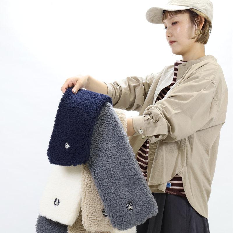オーシバル ORCIVAL/【別注】ウール ボア マフラー/OR-H0375 BFF-BA