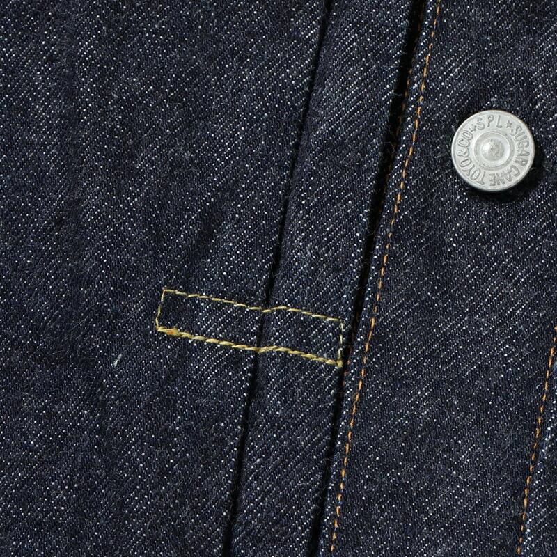 シュガーケーン SUGAR CANE/ジャケット/13oz. デニム ブラウス 1936年モデル Tバック/SC11936T/メンズ【正規取扱】の画像
