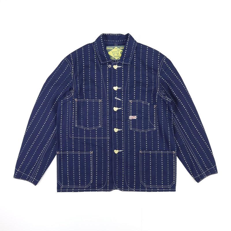 TCBジーンズ TCB jeans/キャットハート チョアコート パウ ストライプ