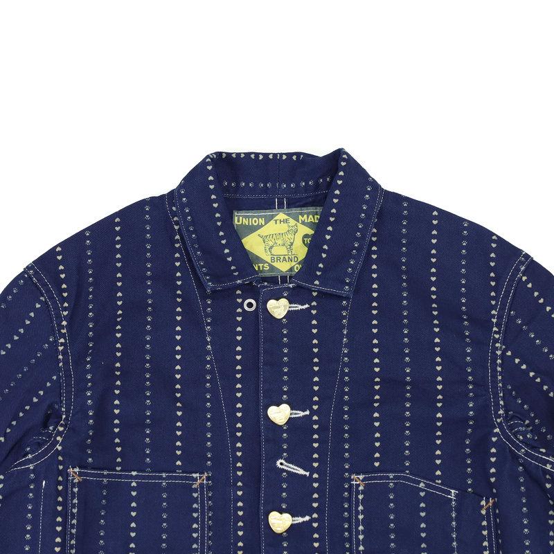 TCBジーンズ TCB jeans/キャットハート チョアコート パウ ストライプ