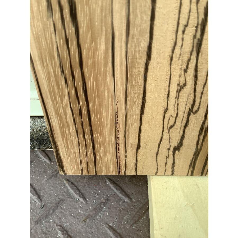 ゼブラウッド 木材 一枚板 板 DIY 材料 無垢板 木工 工作 家具 手作り インテリア 木 旋盤  棚 テーブル 椅子 | ブランド登録なし | 10