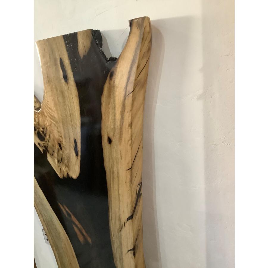 クロガキ 黒柿 木材 一枚板 板 DIY 材料 無垢板 木工 工作 家具 手作り インテリア 木 旋盤  棚 テーブル 椅子 | ブランド登録なし | 09