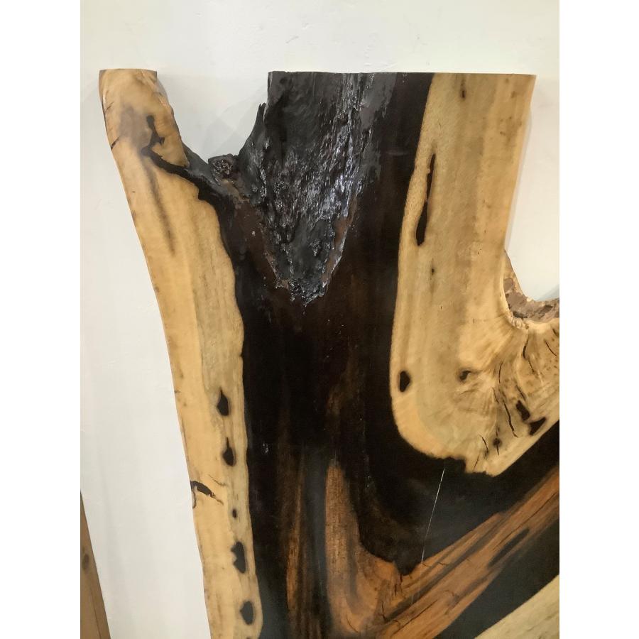 クロガキ 黒柿 木材 一枚板 板 DIY 材料 無垢板 木工 工作 家具 手作り インテリア 木 旋盤  棚 テーブル 椅子 | ブランド登録なし | 12