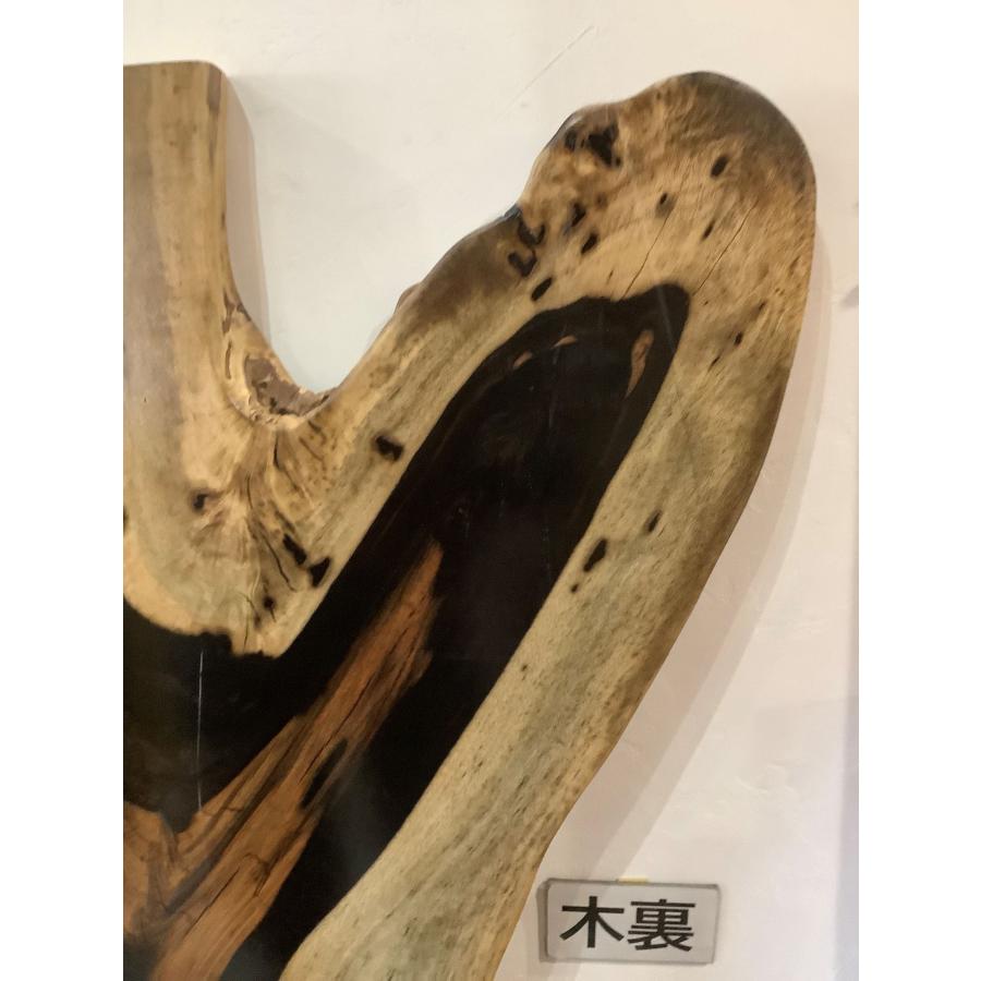 クロガキ 黒柿 木材 一枚板 板 DIY 材料 無垢板 木工 工作 家具 手作り インテリア 木 旋盤  棚 テーブル 椅子 | ブランド登録なし | 13