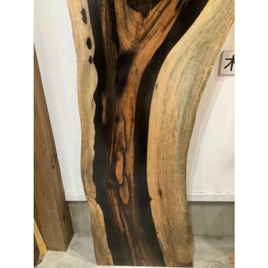 クロガキ 黒柿 木材 一枚板 板 DIY 材料 無垢板 木工 工作 家具 手作り インテリア 木 旋盤  棚 テーブル 椅子 | ブランド登録なし | 14