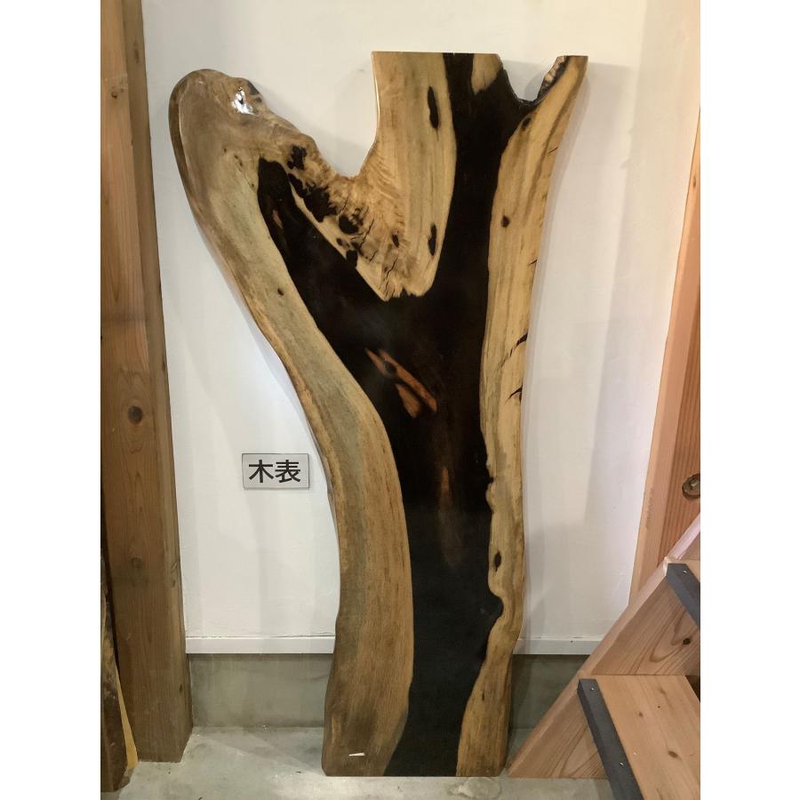 クロガキ 黒柿 木材 一枚板 板 DIY 材料 無垢板 木工 工作 家具 手作り インテリア 木 旋盤  棚 テーブル 椅子 | ブランド登録なし | 03
